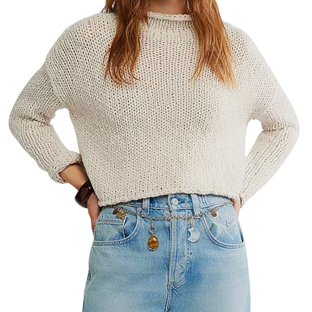 Free People Women's Opal Sweater in Tea, Size M